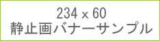 234x60静止画バナー