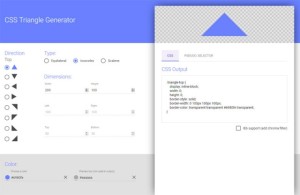CSS Triangle Generator