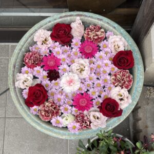 ストリート花手水4